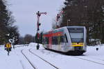 Nachschuss auf den ausfahrenden 646 418 in Richtung Altenkirchen.