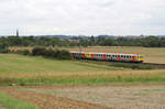 HLB-Garnitur (aufgrund der Entfernung sind die Fahrzeugnummern unbekannt)  unterwegs als HLB 24339 von Grävenwiesbach nach Bad Homburg.