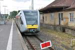 HLB Stadler GTW 509 112 am 10.07.18 in Friedberg Bhf 