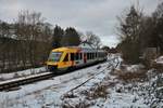 HLB/TSB Alstom Lint 48 VT206 (648 906-5) am 16.01.21 in Köppern (Taunus)