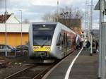 HLB Stadler GTW VT119 am 27.02.17 in Gelnhausen Bhf