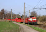 HGK DH 37 // Nördliche Einfahrt des Güterbahnhofs Brühl-Vochem // 14. April 2004
