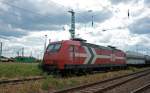 145 CL 013 am 06.06.2008 im Bahnhof Guben