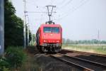 145-cl 015 mit dem HGK-Zug nach Kln-Eifeltor. Glckstadt, 07.08.08