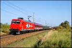 HGK 145-CL 014 durchfhrt mit DPE 2223 Binz-Rotenburg (Wmme) am 27.09.2009 den Hp Kummerow.