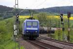 145-CL 201 HGK mit Kesseln bei Horb am 09.05.2012.