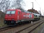 HGK 185 606 abgestellt am 04.01.2014 in Grosskorbetha.