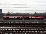 266 070-2 und 266 061-1 waren abgestellt beim bhf wilhelmsburg am 07.12.13