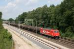 HGK 185 606 mit DGS 95007 (Hamburg Hohe Schaar–Stendell) am 30.06.2012 zwischen Radbruch und Bardowick