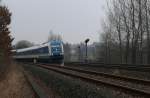 223 071 mit dem Alex von Mnchen nach Hof Hbf kurz nach Wiesau (Oberpf), 22.03.2009