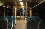 Innenansicht eines Stadler GTW 2/6 der Hellertalbahn am 30.01.2011.