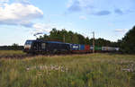 MRCE 189 452-6 mit einem Containerzug, unterwegs in Richtung Hamburg.