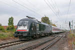 ES 64 U2-013 mit eine Flixtrain von Berlin nach Stuttgart.