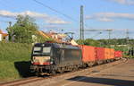 193 616 mit Containerzug am 11.07.2020 in Asperg.