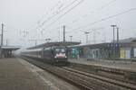 ES 64 U2-014 mit einem TRI-Errsatzzug auf der Linie RB 40 bei der Abfahrt in Bochum Hbf (15.01.2022)