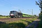 MRCE X4 E-651 (193 651), vermietet an IGE, mit FLX 1355 Hamburg Hbf - M�nchen Hbf (H�de, 24.08.2022).