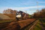 MRCE/Dispolok ES 64 U2-010 (182 510-8) mit Flixtrain in Hanau Einfahrt Nordseite am 04.02.23