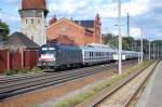 ES 64 U2 - 014 der MRCE mit IC 1923 nach Kln in Rathenow.