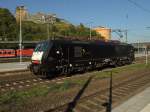 ES64 F4-086 fhrt solo durch den Koblenzer Hbf in richtung Sden.12.10.2010