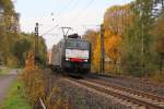 Am 22.10.2013 schmückte noch die Bosphorus Europe Express Werbung die Flanke der 189 932 (ES 64 F4-032).