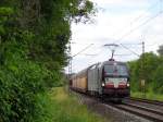 Am 17.6.14 fuhr ein Vectron mit einem ARS Altmann Zug durch das Maintal.