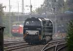 272 407-8 von MRCE kommt als Lokzug aus Richtung StolbergHbf(Rheinland)Aachen-Hbf,Aachen-Schanz und fährt Aachen-West und fährt in Richtung