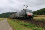 189 286 (ES 64 F4-286) für ERS Railways zieht einen KLV-Zug in Richtung Süden.