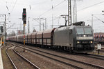 185 552-7 durchfährt Duisburg-Bissingheim 19.3.2016