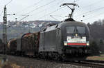 22.11.2016 Streckenabschnitt Uhingen ES 64 U2-014 unterwegs für DB Cargo