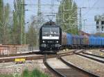 185 556-8 der MRCE fuhr mit ihrem Gterzug Richtung Dresden-HBF.21.04.07