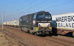 272 406 der Strabag fuhr am 15.02.17 Lz durch Rodleben Richtung Roßlau.