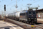 MRCE 185 574-1 durchfährt Bremen Hbf. 22.3.2017