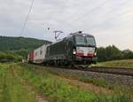 193 878 mit Containerzug in Fahrtrichtung Süden.