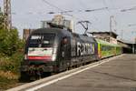 MRCE 182 518 mit Flixtrain in Essen Hbf, September 2018.