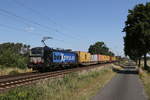 193 608 mit einem Containerzug am 26. Juni 2020 bei Dörverden.