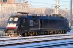 BERLIN, 17.02.2009, ES 64 U2 - 002 der MRCE dispolok im Güterbahnhof Greifswalder Straße
