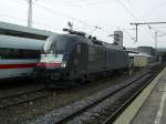 ES 64 U2-014 steht am Morgen des 14.3.2009 im Stuttgarter Hbf und wartet auf ihren nchsten Einsatz.