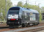 Yes we can! ER 20-013 durchfhrt am 08.05.09 den Hbf Stralsund.