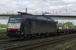 MRCE Dispolok 185 553 am 10.5.10 in Duisburg-Entenfang