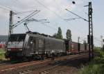 MRCE 189 mit GZ hier am 22-05-2012 kurz hinter Hhnlein 