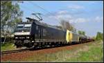 185 555-0 (MRCE) & ER 20-004 mit einem  lpendel  unterwegs nach Rostock.  Stralsund am 08.05.12 