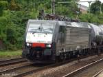 ES 64 F4-806 fuhr am 02.08.13 mit einen tankzug durch hh-harburg