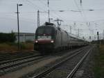 ES64U2-099 zog,am 18.September 2013,den TEE Rheingold von Koblenz nach Binz als Dieser durch Bergen/Rgen fuhr.