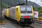 Die Dispolok E 189-931 und eine Schwester abgestellt im Bahnhof Kufstein am 14.07.16