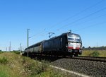 MRCE/Dispolok Siemens Vectron X4 E-855 (193 855) mit ARS Altmann Wagen am 18.08.16 bei Neuhof (Kreis Fulda) auf der KBS615