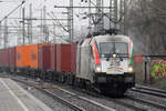 MRCE ES 64 U2-021 durchfährt Hamburg-Harburg 11.1.2017