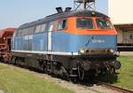 NBE 225 006-6 am 27.04.2014 im Anschluss Binnenhafen Anklam.