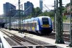 InterConnex X80003 von Leipzig nach Warnemnde bei Ausfahrt aus dem Nord-Sd Tunnel  Berlin hbf (tief)    02.07.2008