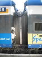 Der Faltenbalg des  InterConnex ist luftdicht abgeschlossen.