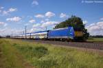 146 519-4 Captrain Deutschland GmbH mit dem InterConnex (X 68904) von Warnemnde nach Leipzig Hbf in Vietznitz.